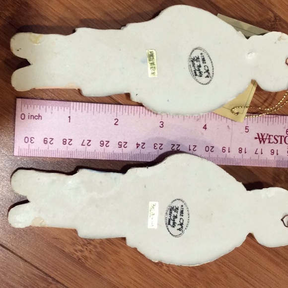 2 Snowball Child Charlee McGee Collectibles Clay Christmas Tree Ornaments 1982 - Picture 2 of 6